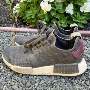 ADIDAS NMD R1 UTILITY GREY/MAROON